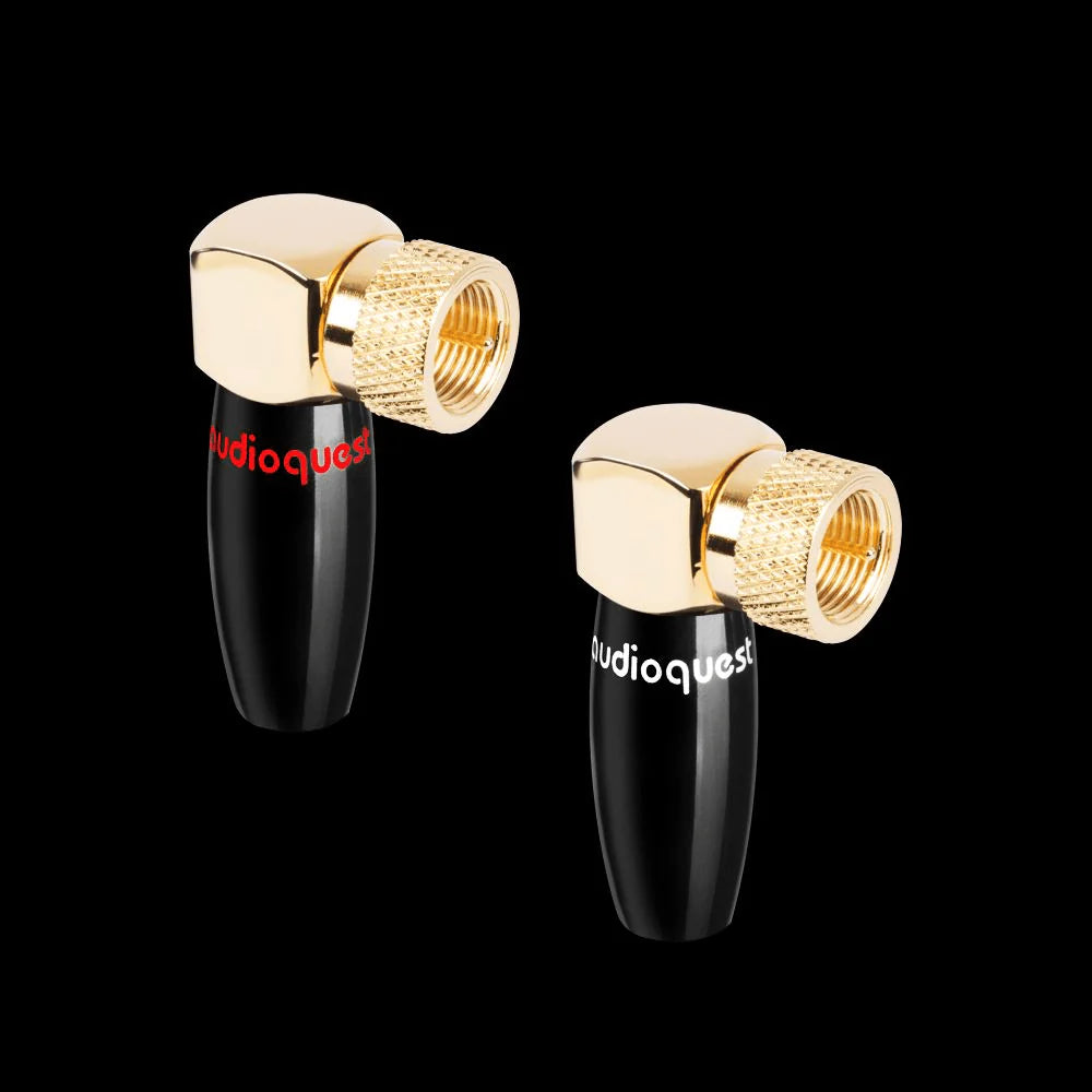 AudioQuest Right-Angle F Plugs