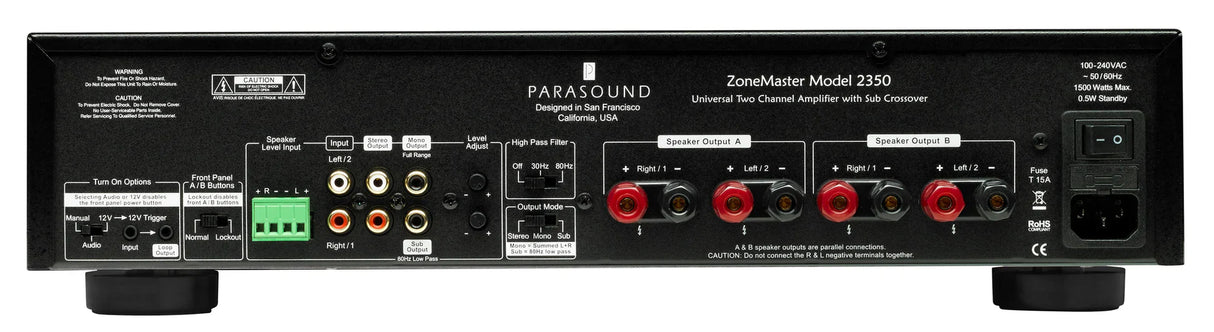 Parasound ZoneMaster® ZM2350
