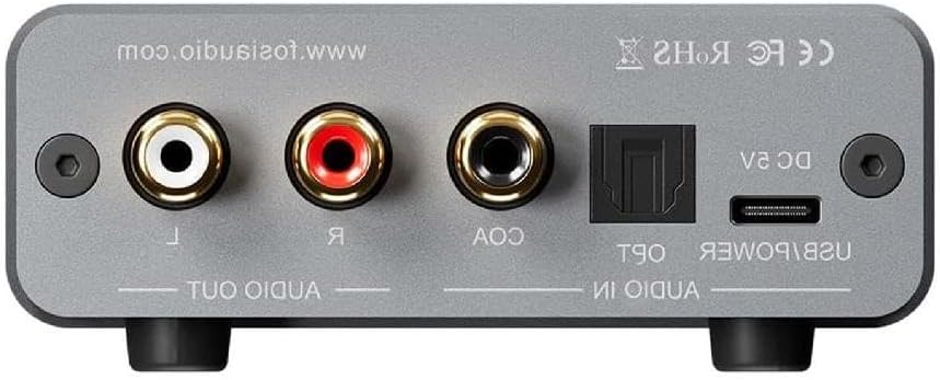 Fosi Audio K5 Pro Gaming DAC Headphone Amplifier Mini Hi-Fi Stereo for PS5PCMACSmartphone