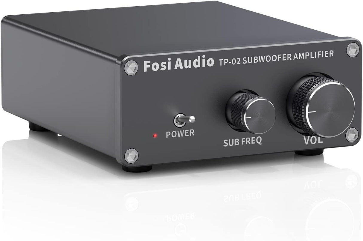 Fosi Audio TP-02 TDA7498E Subwoofer Amplifier Receiver Mini Hi-Fi Class D Professional Integrated Amp for Sub Bass Shakers 220W