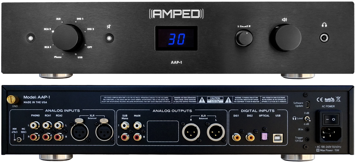 Amped AAP-1 High Performance 2-Channel Pre-Amp