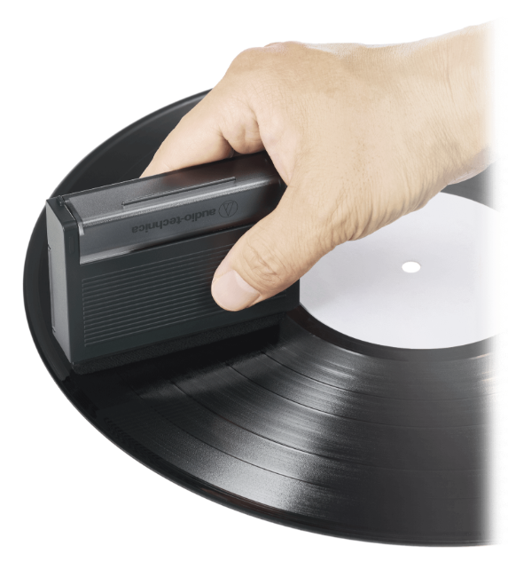 Audio Technica AT6028 Record Cleaning Tool with Record Cover Stand