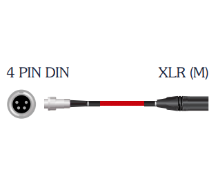 Nordost LEIF SERIES RED DAWN SPECIALTY 4 PIN DIN TO XLR (M) CABLE SET