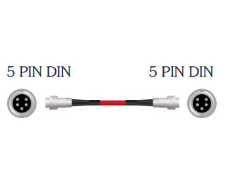 Nordost LEIF SERIES RED DAWN SPECIALTY 5 PIN DIN TO 5 PIN DIN (240) CABLE