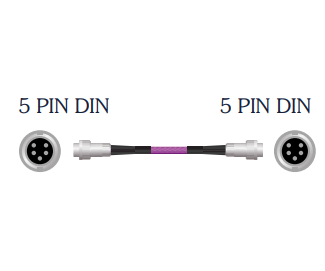 Nordost NORSE 2 SERIES FREY 2 SPECIALTY 5 PIN DIN TO 5 PIN DIN (240) CABLE