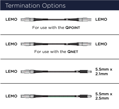 Nordost QRT QSOURCE DC CABLE
