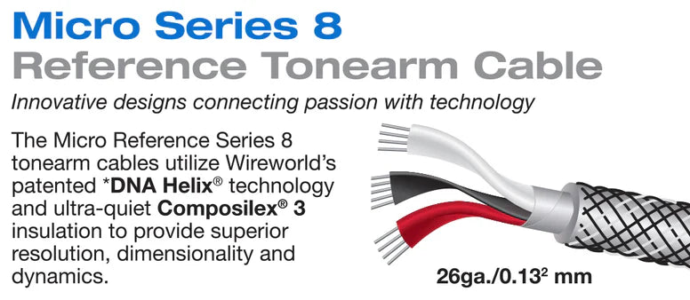 Wireworld Micro-Silver Eclipse 10 Tonearm Cables