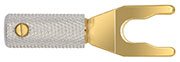 Wireworld Set of 16 Uni-Term Gold Spades (No Sockets) - Suncoast Audio
