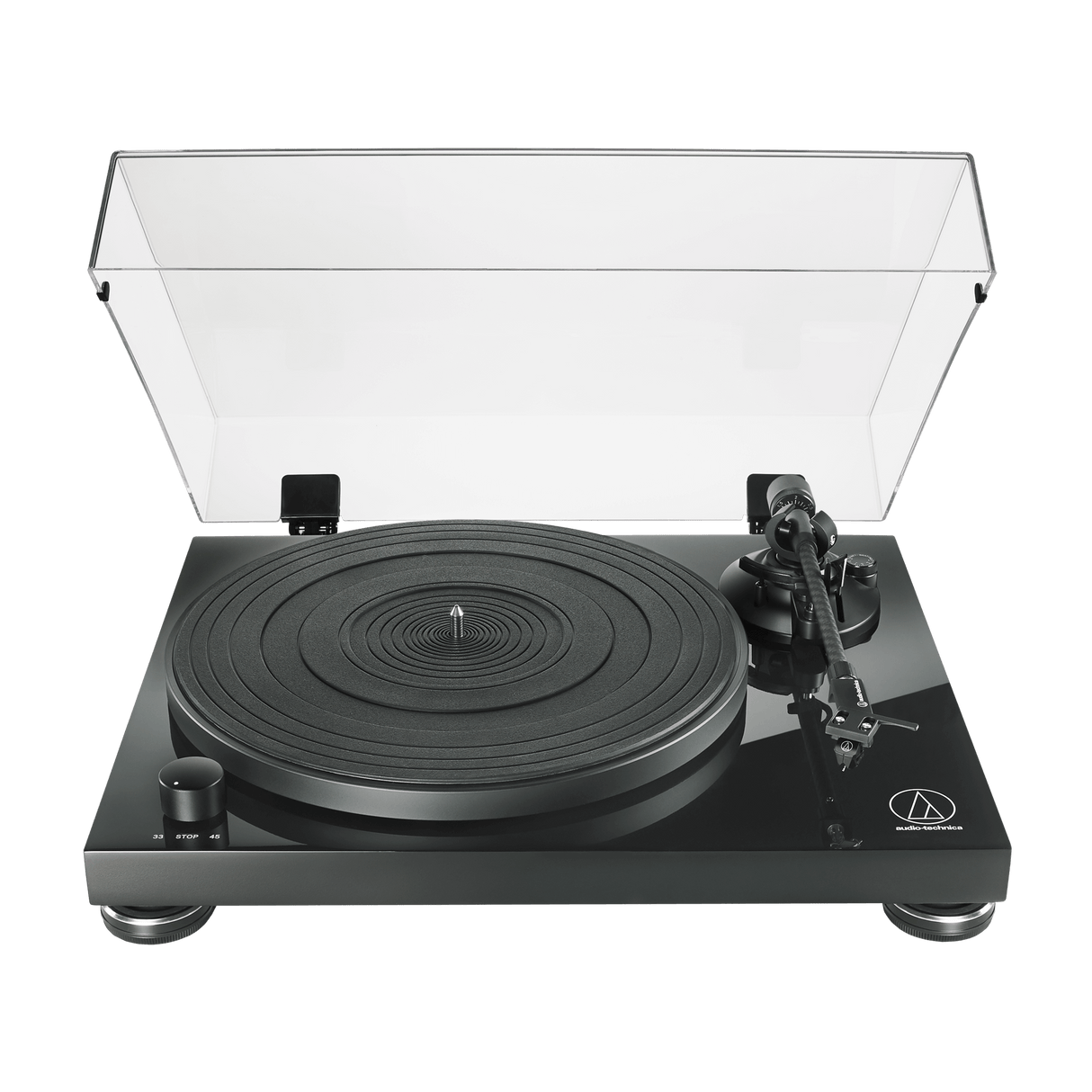 Audio Technica AT-LPW50PB Fully Manual Belt-Drive Turntable
