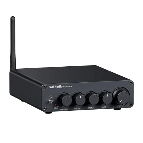 Fosi Audio BT30D Bluetooth 5.0 2.1 Channel Power Amplifier with Bass & Treble Control