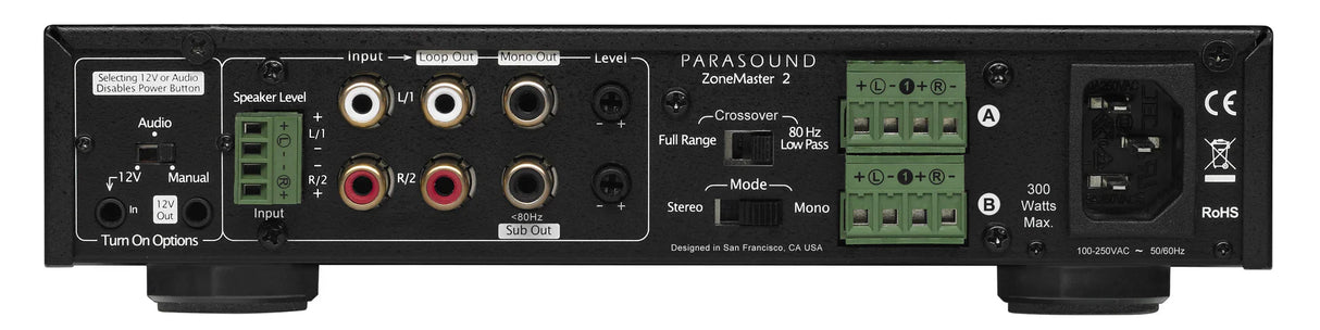 Parasound ZoneMaster® ZM2