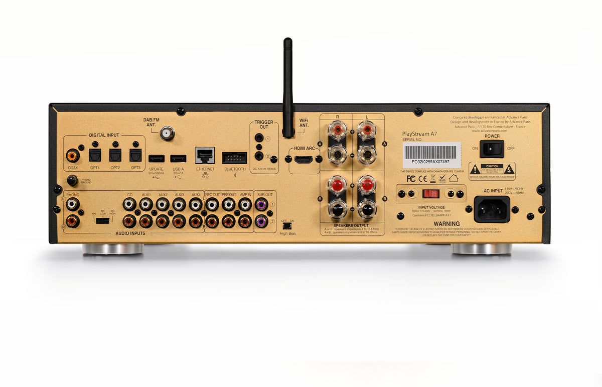 Playstream Advance Paris Playstream A7 Integrated Amplifier – Suncoast Audio Direct