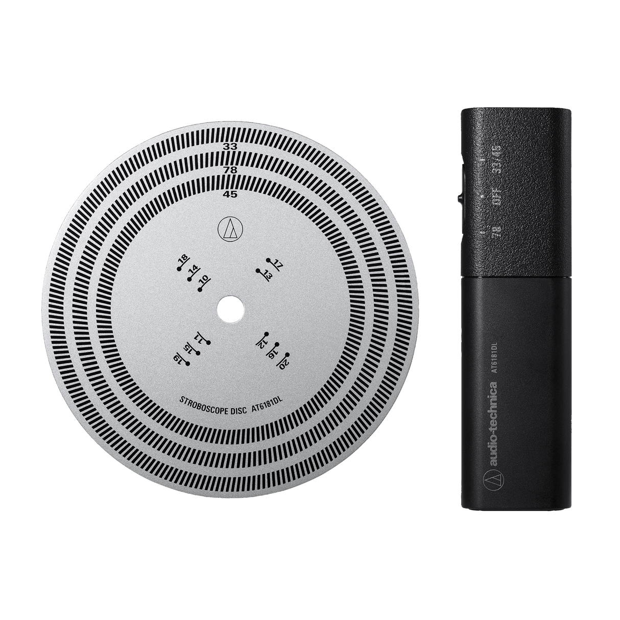 Audio Technia AT6181DL Stroboscope Disc and Quartz Strobe Light